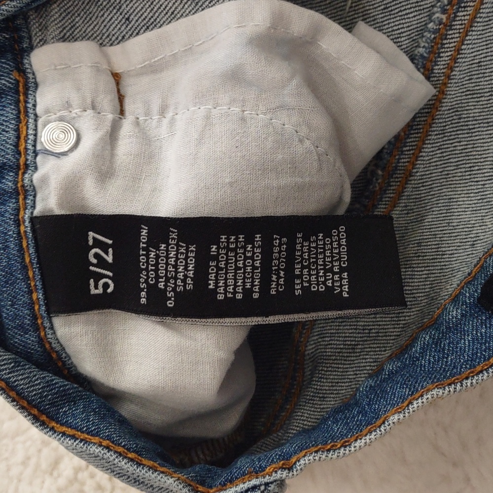 Kendall & Kylie Women's Blue Denim Shorts - Picture 6 of 13